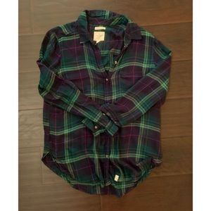 American Eagle Boyfriend fit Flannel size Medium